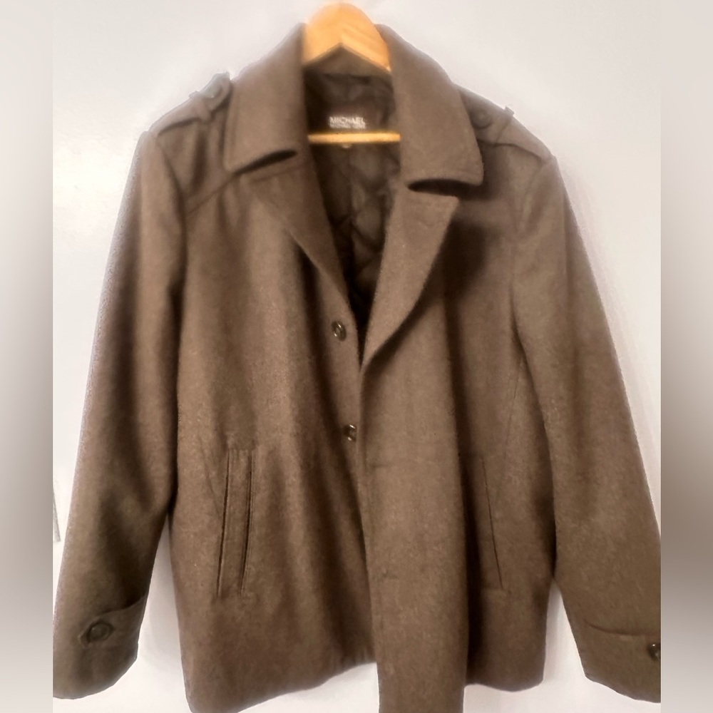 Michael Kors Brown Quilted Jacket